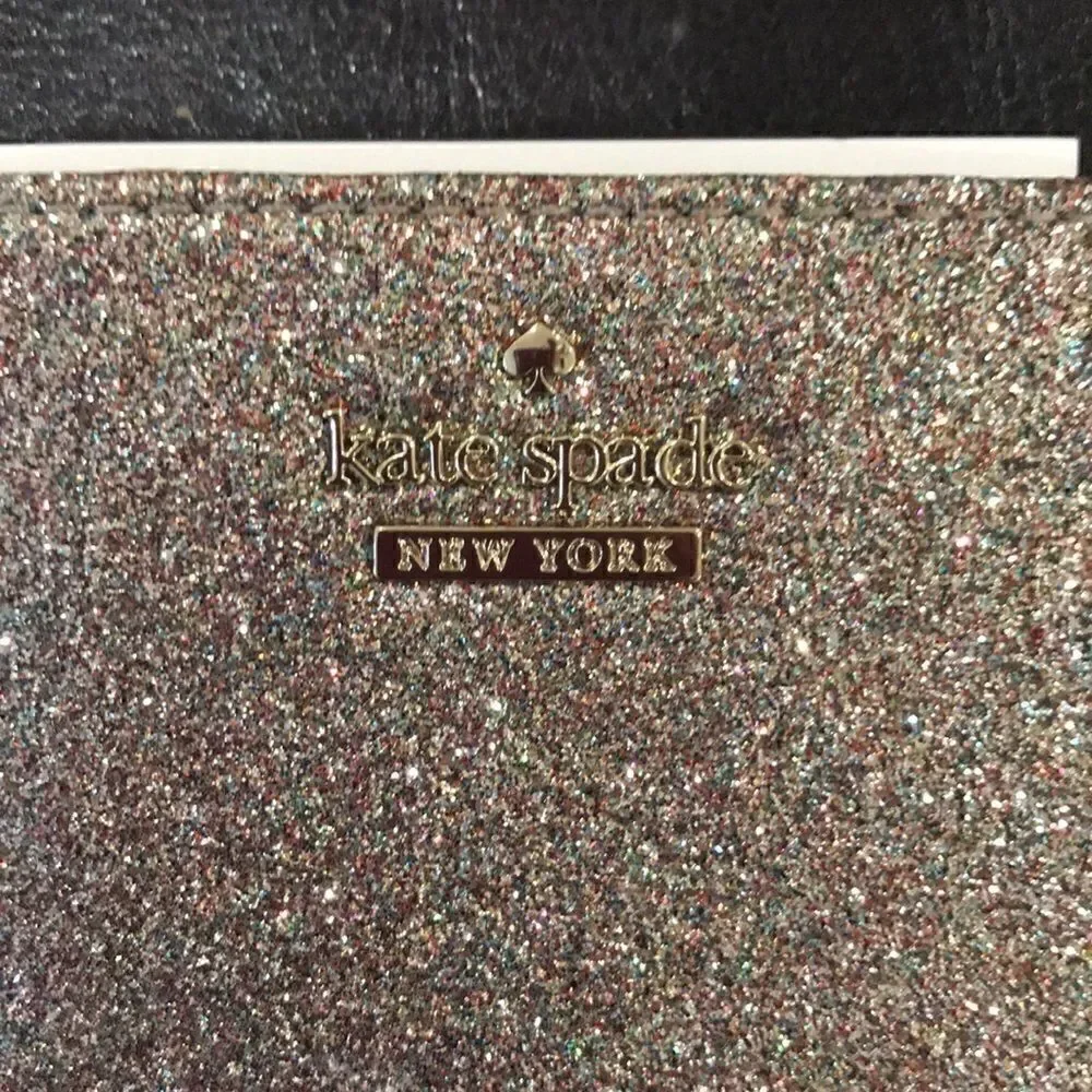 Kate Spade glittery cardholder​​​​​​​​​​​​​​​